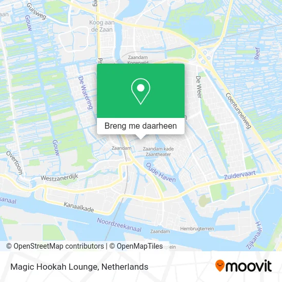 Magic Hookah Lounge kaart