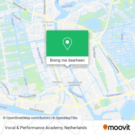 Vocal & Performance Academy kaart