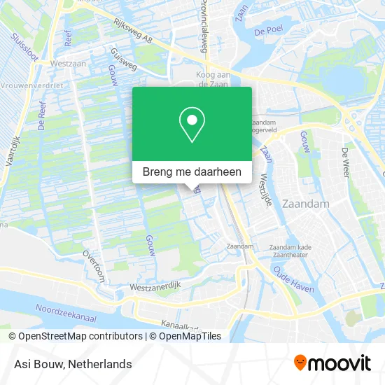 Asi Bouw kaart