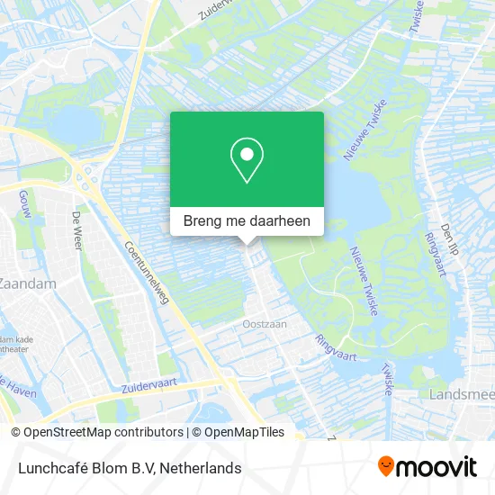 Lunchcafé Blom B.V kaart