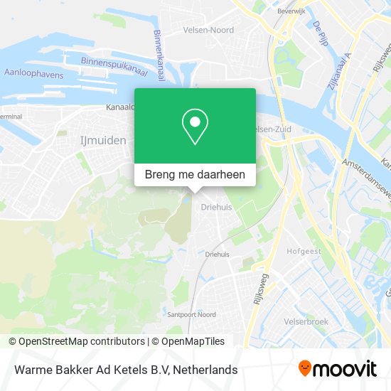 Warme Bakker Ad Ketels B.V kaart