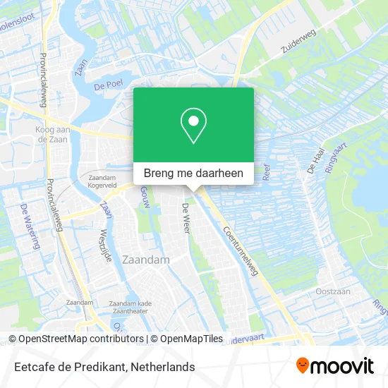 Eetcafe de Predikant kaart