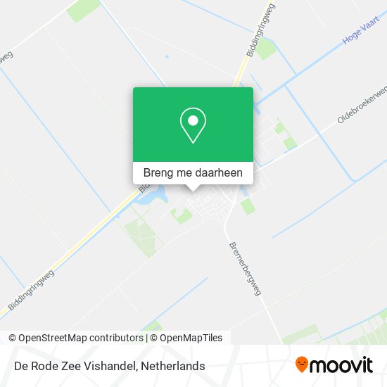 De Rode Zee Vishandel kaart