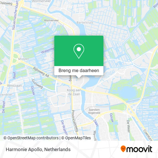 Harmonie Apollo kaart