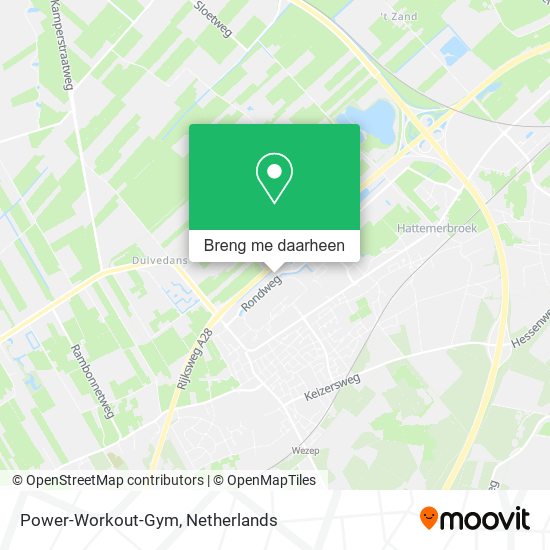 Power-Workout-Gym kaart
