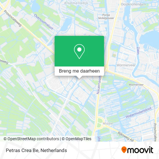 Petras Crea Be kaart