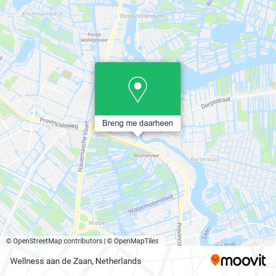 Wellness aan de Zaan kaart