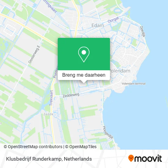 Klusbedrijf Runderkamp kaart