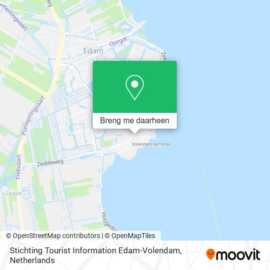 Stichting Tourist Information Edam-Volendam kaart