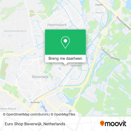 Euro Shop Beverwijk kaart