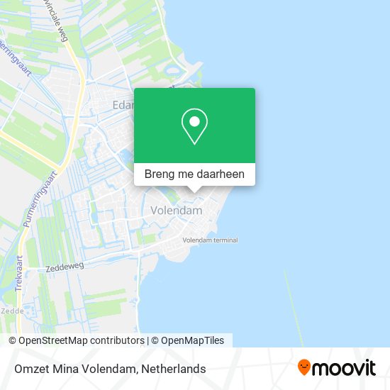 Omzet Mina Volendam kaart