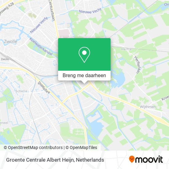 Groente Centrale Albert Heijn kaart