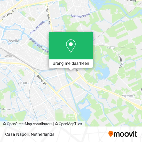 Casa Napoli kaart