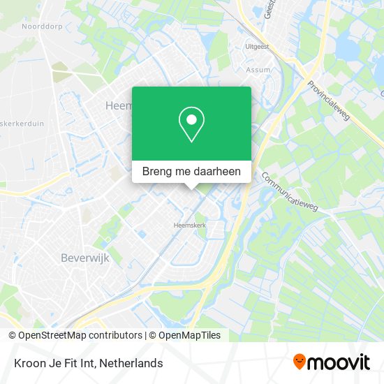 Kroon Je Fit Int kaart