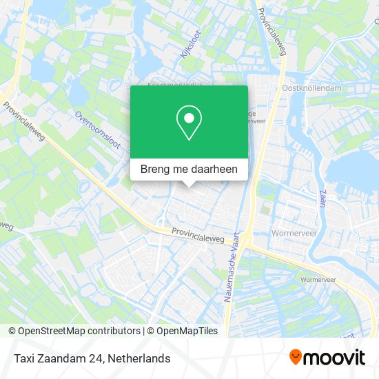 Taxi Zaandam 24 kaart