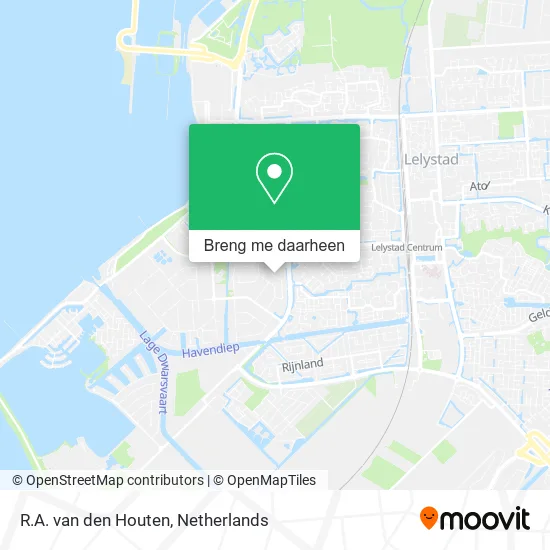 R.A. van den Houten kaart