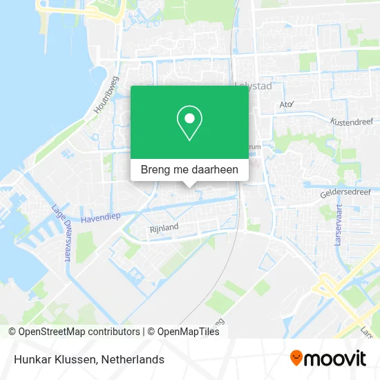 Hunkar Klussen kaart