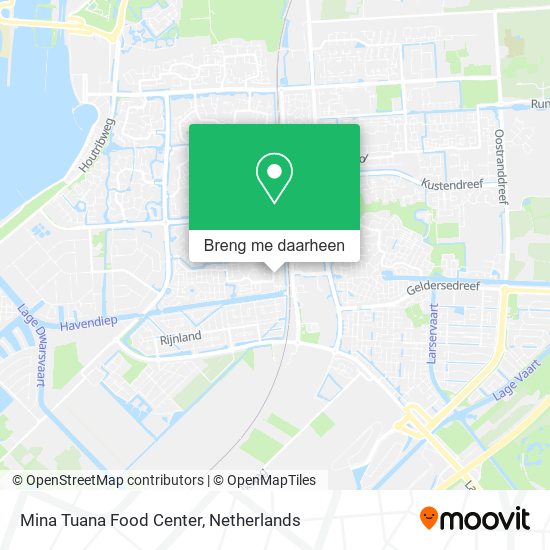 Mina Tuana Food Center kaart