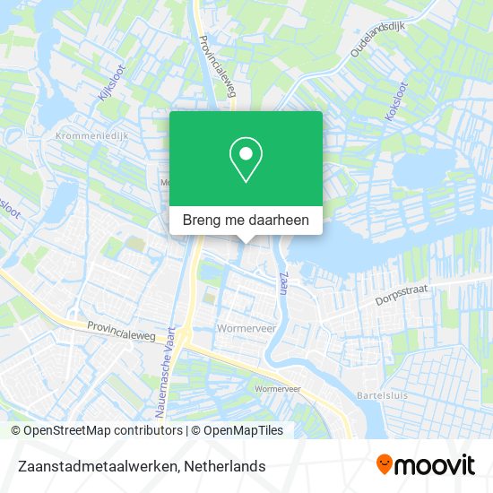 Zaanstadmetaalwerken kaart