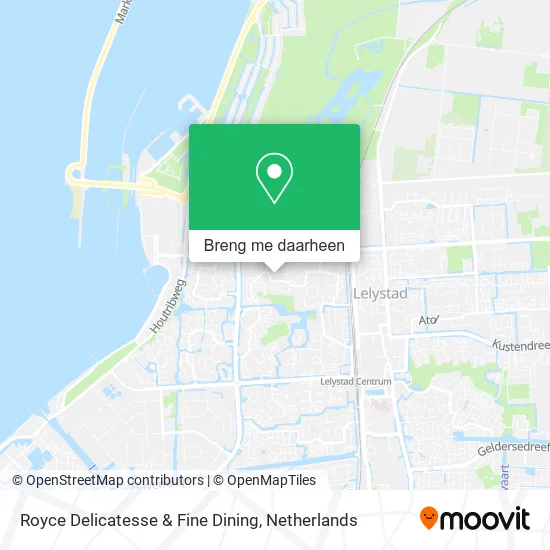 Royce Delicatesse & Fine Dining kaart