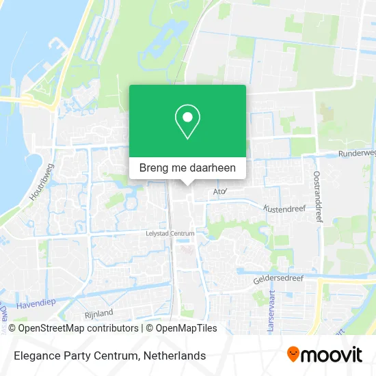 Elegance Party Centrum kaart