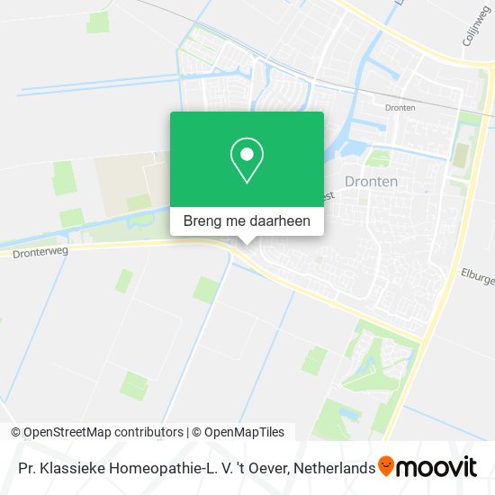 Pr. Klassieke Homeopathie-L. V. 't Oever kaart
