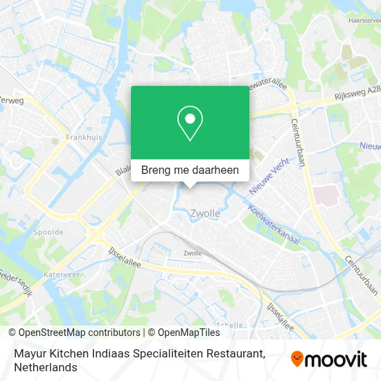 Mayur Kitchen Indiaas Specialiteiten Restaurant kaart