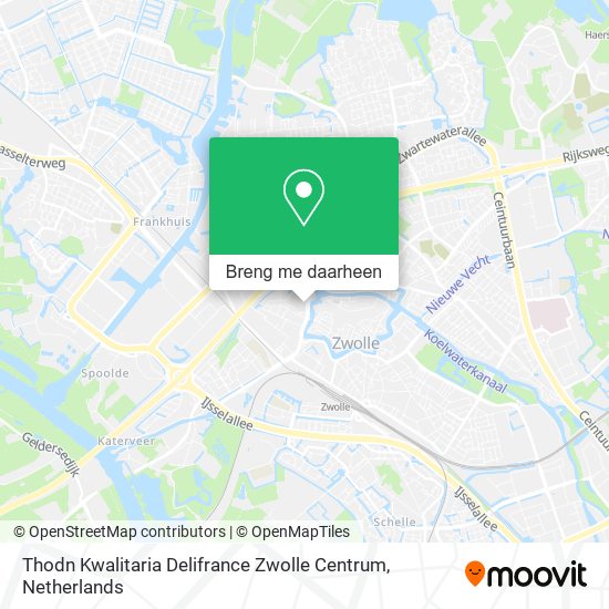 Thodn Kwalitaria Delifrance Zwolle Centrum kaart