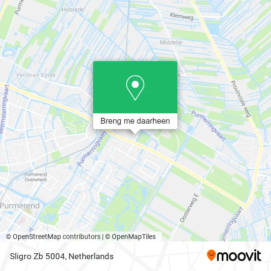 Sligro Zb 5004 kaart