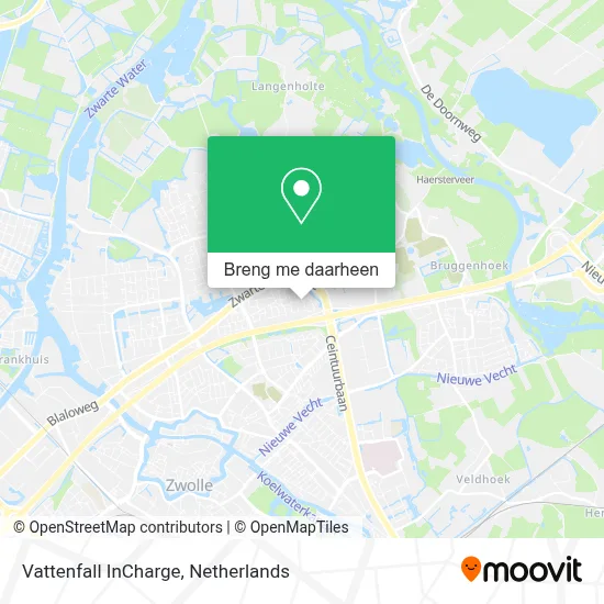 Vattenfall InCharge kaart