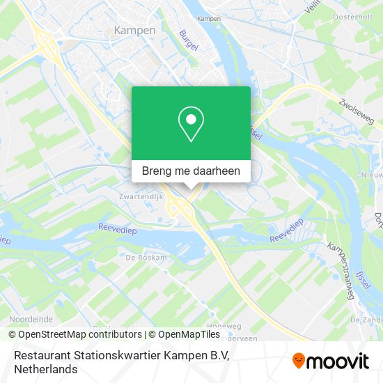 Restaurant Stationskwartier Kampen B.V kaart