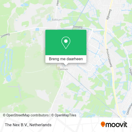 The Nex B.V. kaart