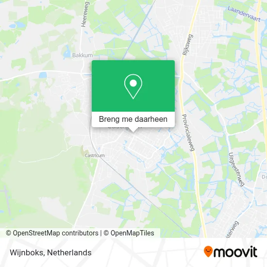 Wijnboks kaart