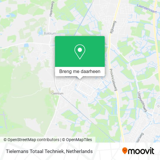 Tielemans Totaal Techniek kaart