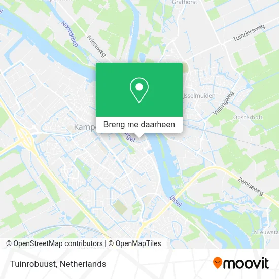 Tuinrobuust kaart