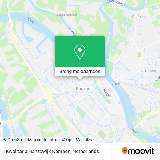 Kwalitaria Hanzewijk Kampen kaart