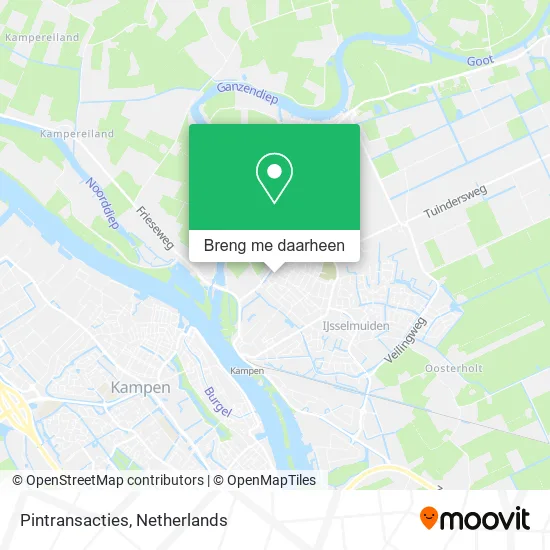 Pintransacties kaart