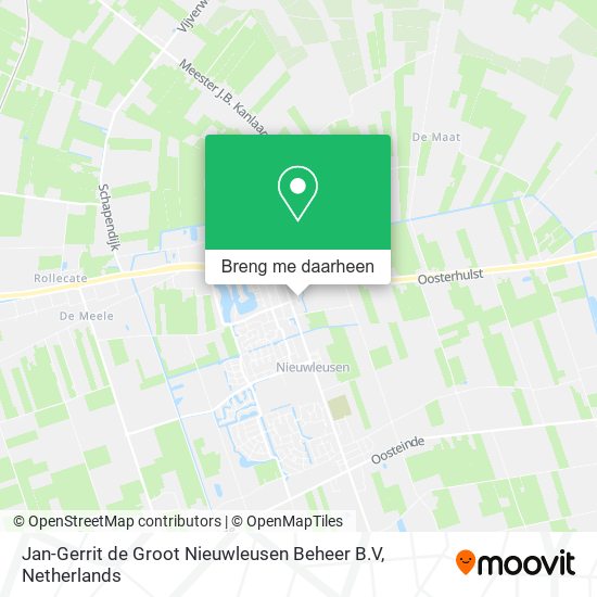 Jan-Gerrit de Groot Nieuwleusen Beheer B.V kaart
