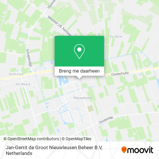 Jan-Gerrit de Groot Nieuwleusen Beheer B.V kaart