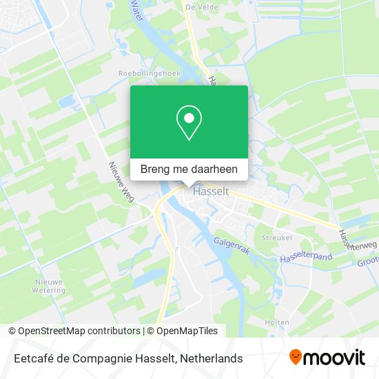 Eetcafé de Compagnie Hasselt kaart