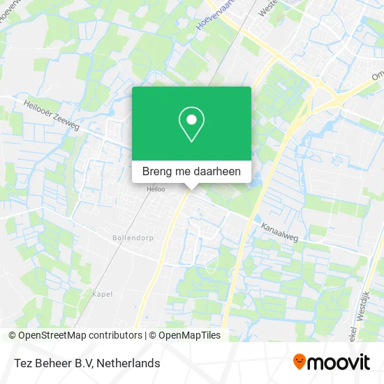 Tez Beheer B.V kaart