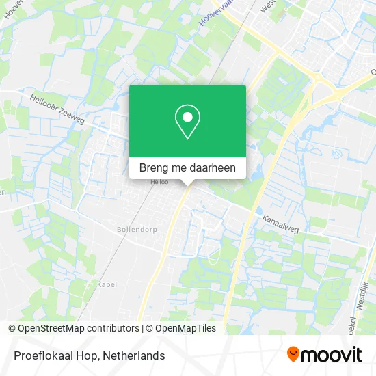 Proeflokaal Hop kaart