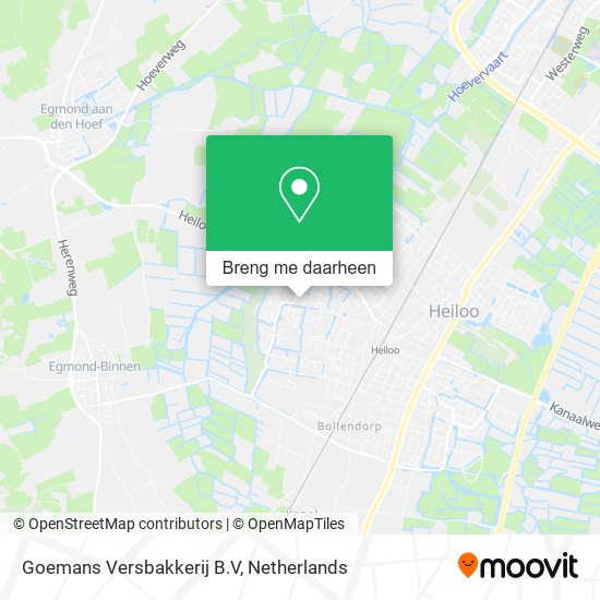 Goemans Versbakkerij B.V kaart