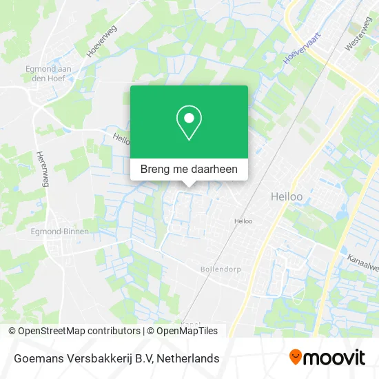 Goemans Versbakkerij B.V kaart