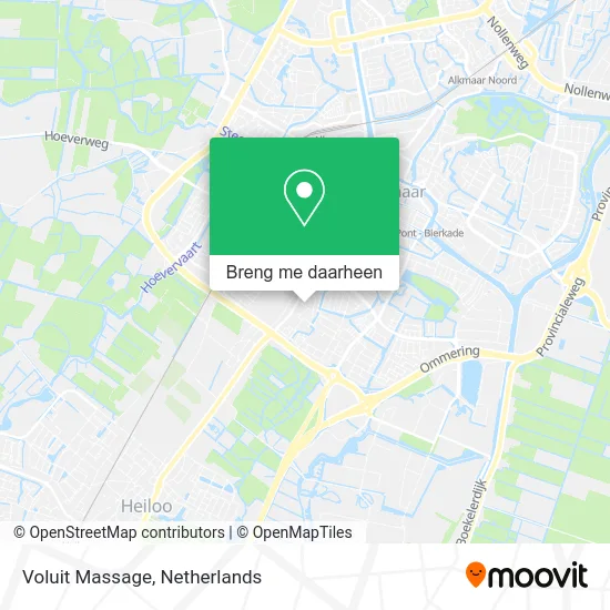 Voluit Massage kaart