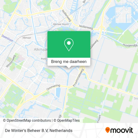 De Winter's Beheer B.V kaart