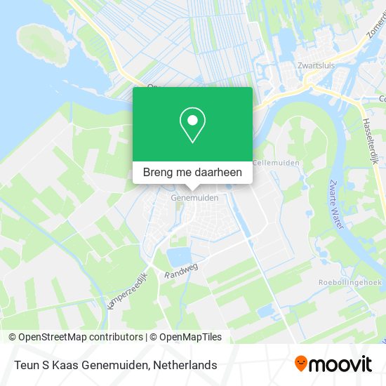 Teun S Kaas Genemuiden kaart