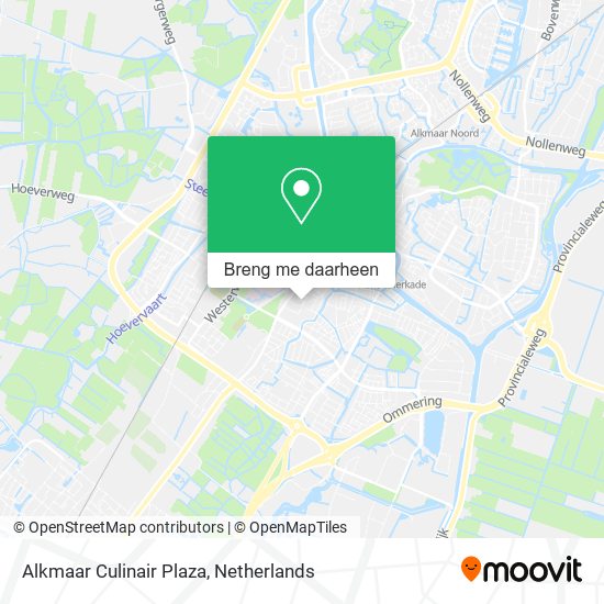 Alkmaar Culinair Plaza kaart