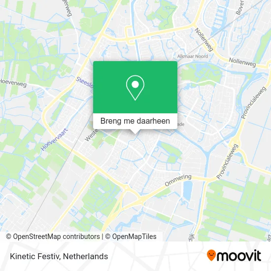 Kinetic Festiv kaart