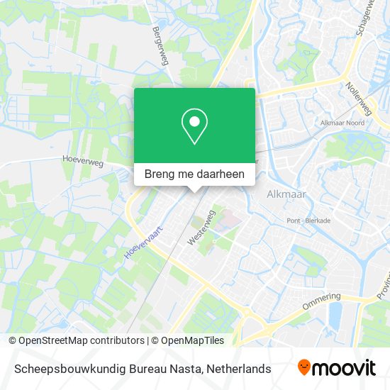 Scheepsbouwkundig Bureau Nasta kaart
